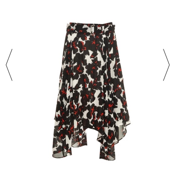 ALC Silk Skirt Size 6 - Picture 2 of 8